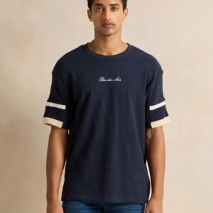 navy blue shirt